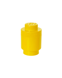 Brique de rangement ronde LEGO® à 1 tenon – Organisateur circulaire empilable pour briques LEGO et petits jouets
