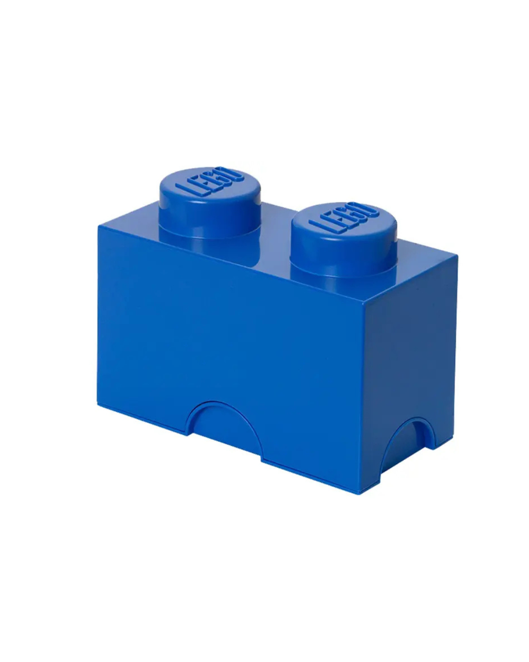 LEGO® 2-Stud Blue, Pink & White Storage Brick – Stackable Organizer Box for LEGO Bricks & Toys