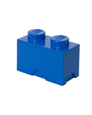 Brique de rangement LEGO® à 2 tenons bleue, rose et blanche – Boîte de rangement empilable pour briques et jouets LEGO