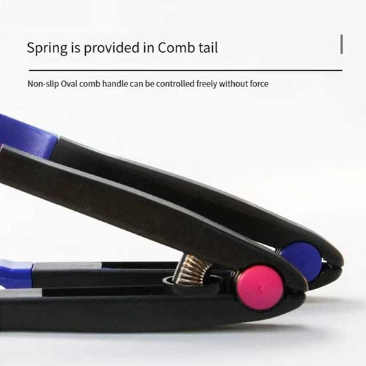 V-Shaped Hair Straightening Comb – Flat Salon Styling Brush for Hairdressing & Smoothing