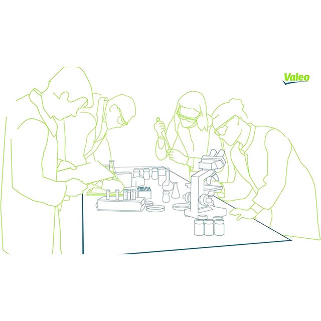 VALEO 698899 Premium Air Conditioning Cleaner &amp; Disinfectant – Boost Automotive A/C Performance &amp; Eliminate Odors