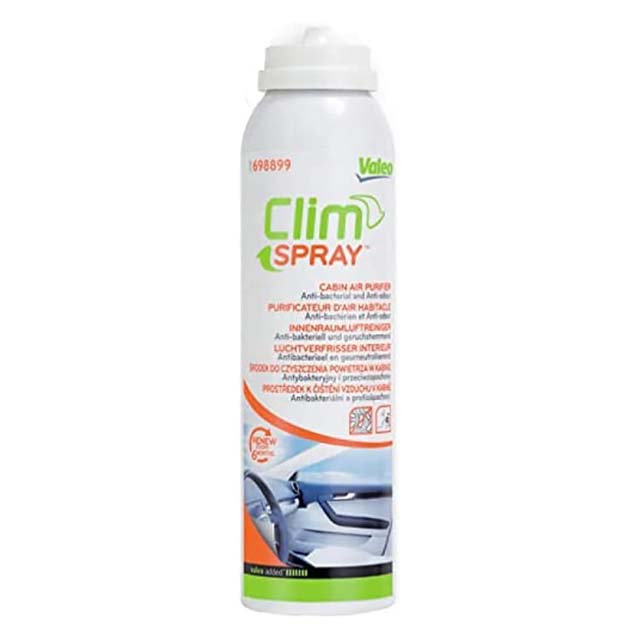 VALEO 698899 Premium Air Conditioning Cleaner &amp; Disinfectant – Boost Automotive A/C Performance &amp; Eliminate Odors