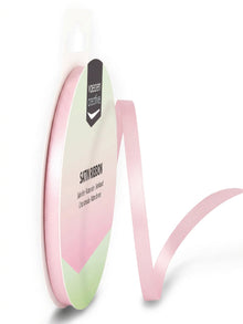 Vaessen Creative Premium White Satin Ribbon 6mm x 10m – Ideal for Crafts, Gift Wrapping &amp; Décor