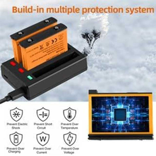 Vemico One X3 Dual 1800mAh Battery Charger Set