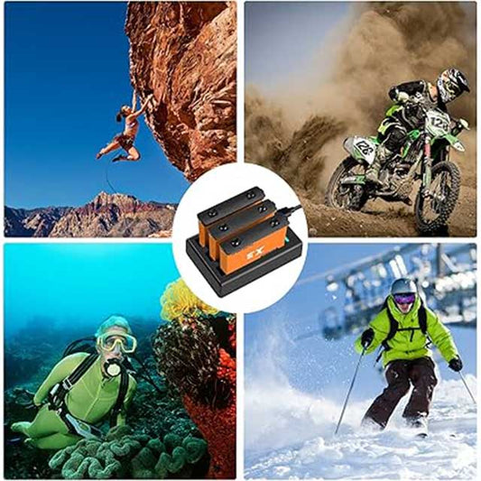 Vemico One X3 Dual 1800mAh Battery Charger Set