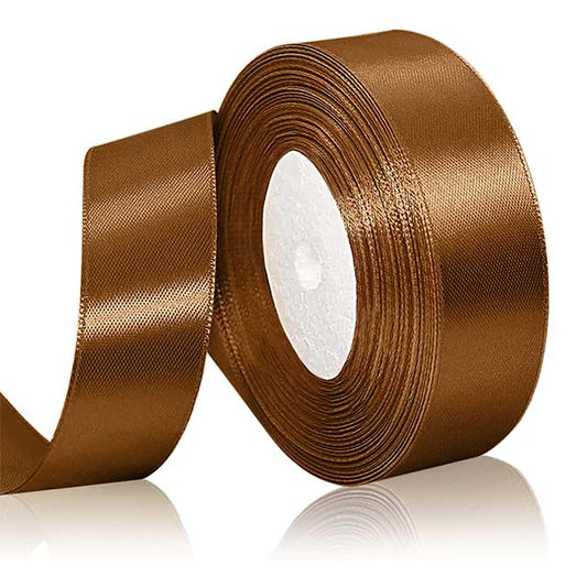 Vibrant Wide Silk Satin Ribbon Roll