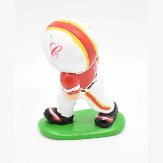 Vintage 1985 Campbell's Soup Football Player Figure – 2.5" PVC Collectible Sports Memorabilia