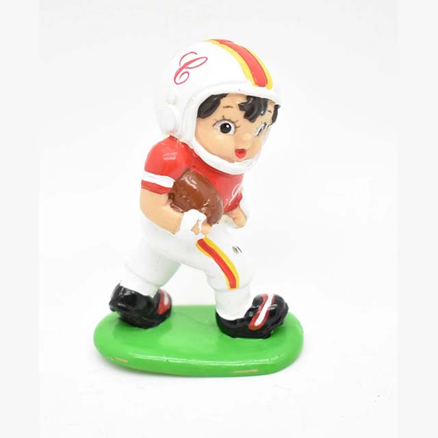 Vintage 1985 Campbell's Soup Football Player Figure – 2.5" PVC Collectible Sports Memorabilia