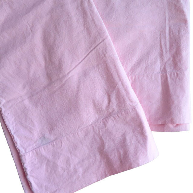 Vintage 60s Sears Roebuck Pink Cotton Percale Pillowcases – Pair of 2 USA Made Bedding Essentials