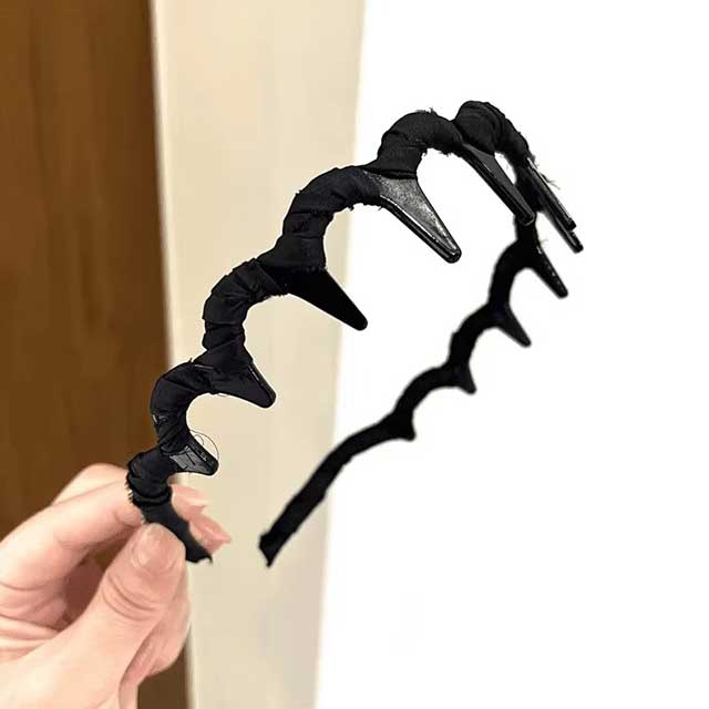 Vintage Non-Slip Teethed Hairband for Women – Fix Bangs & Broken Hair | Sweet Fabric Wrap Headband