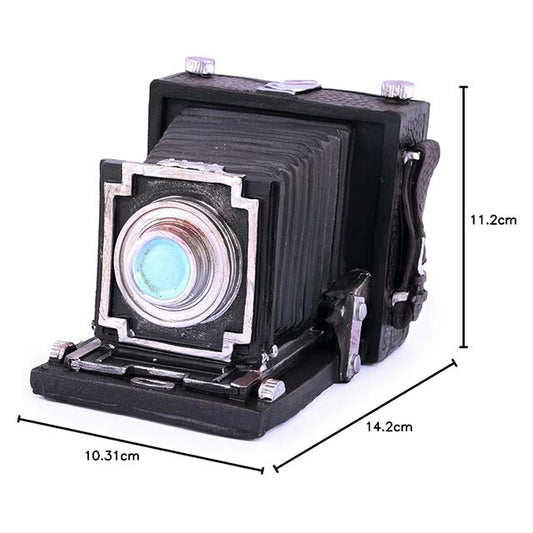 Vintage Polyresin Camera Money Box – One Size Coin Bank &amp; Decorative Home Office Gift
