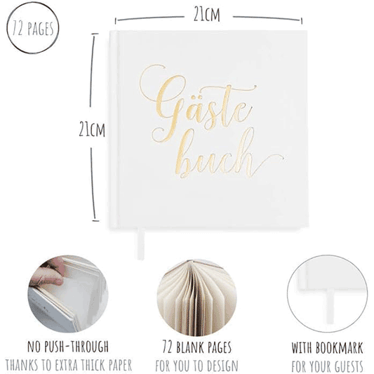 Vintage Wedding Guest Book