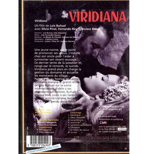 Viridiana DVD – Classic Luis Buñuel Film Featuring Fernando Rey, Spanish Cinema Masterpiece