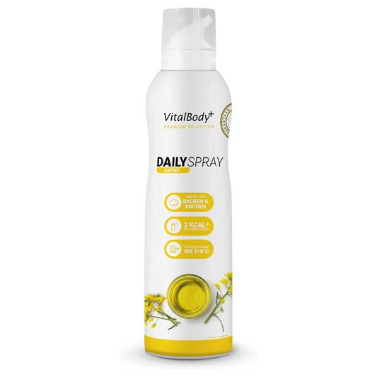 VitalBodyPLUS DailySpray – Non-Stick Cooking Spray with Rapeseed Oil, 800 Servings for Frying, Grilling, Baking &amp; Easy Pan Release