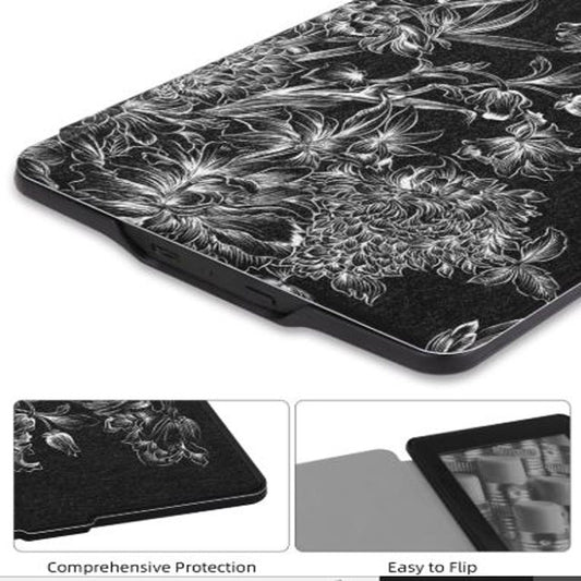 WALNEW PU Leather Case for 6" Kindle Paperwhite (2012-2017 EY21/DP75SDI Models) – Smart Protective Cover for Pre-2018 Kindle Paperwhite