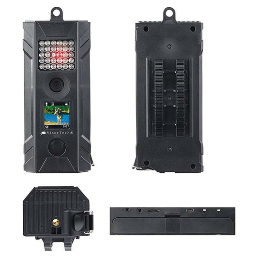 WOSPORTS Outdoor HD Surveillance &amp; Wildlife Camera - Night Vision, PIR Motion Detection, Color Display, IP54 Waterproof Animal Camera