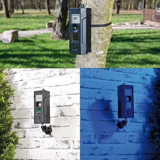 WOSPORTS Outdoor HD Surveillance &amp; Wildlife Camera - Night Vision, PIR Motion Detection, Color Display, IP54 Waterproof Animal Camera