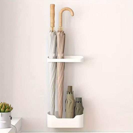 Wall-Mounted Umbrella Holder | Nail-Free Fastener Style | Multi-Functional Umbrella Storage Rack for Home & Office