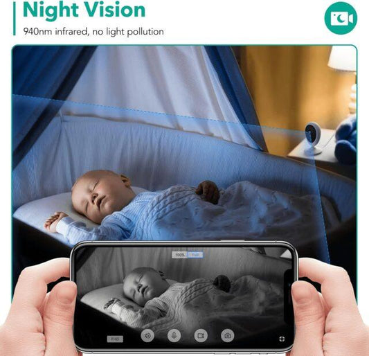 Wansview 1080P Wireless Home Security Camera K5 - 2K Video, Motion Alerts, Alexa Compatible