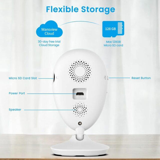 Wansview 1080P Wireless Home Security Camera K5 - 2K Video, Motion Alerts, Alexa Compatible