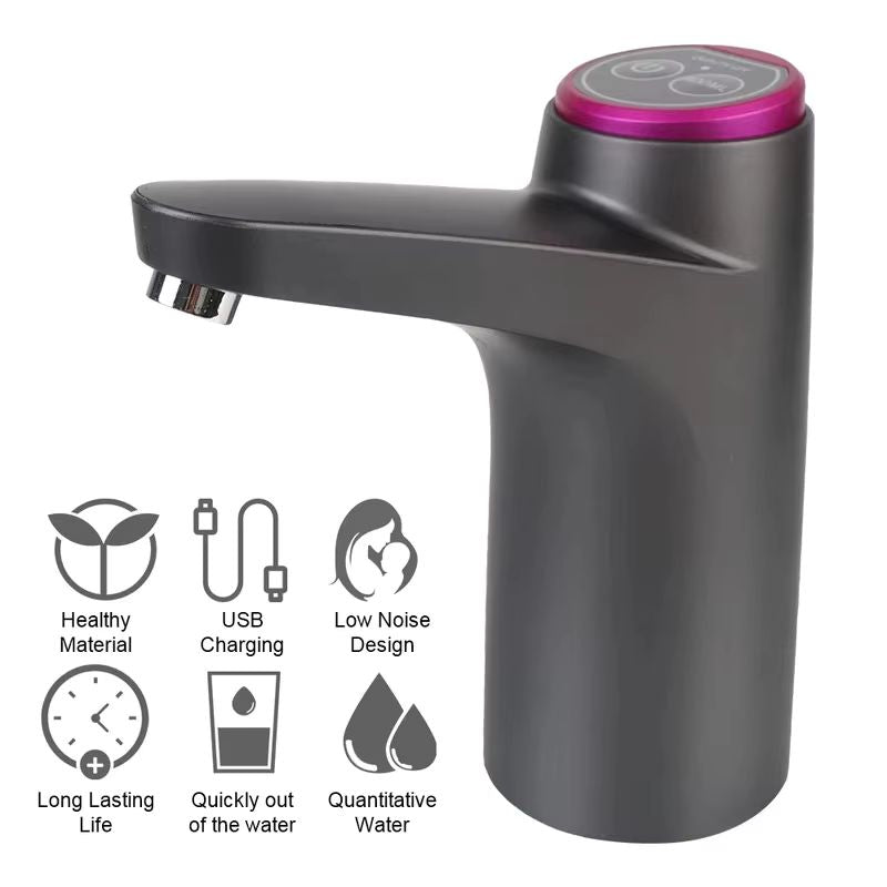Automatic Electric Water Dispenser – USB Rechargeable Gallon Water Pump – Portable Universal Switch for Barreled Drinking Water & Home Appliances