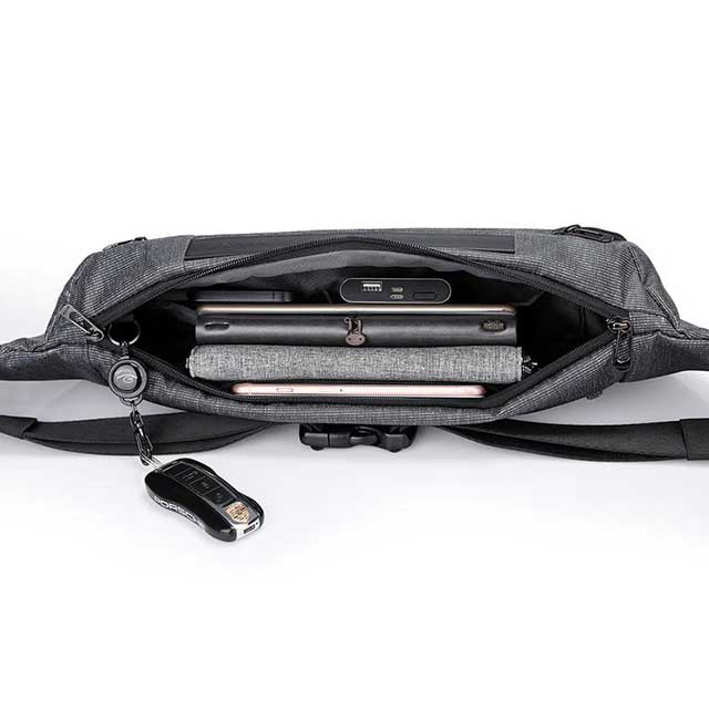Waterproof Chest Bag – Durable Crossbody Sling Bag for Travel, Hiking, and Daily Use | Model 2556-HAZ.Bag.000