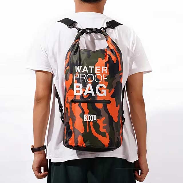 Waterproof Drawstring Backpack – 15L/20L/30L Dry Bag for Kids, Gym, Swimming, Hiking & Camping