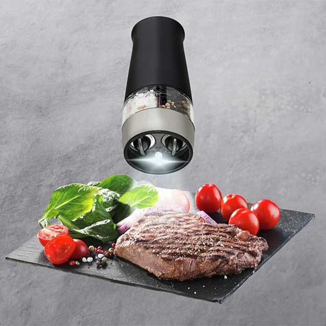 Wenko 2-in-1 Electric Mill with LED Light