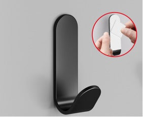 Crochet de rangement mural multifonctionnel couleur argent