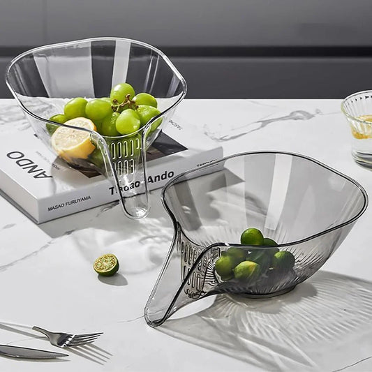 Multifunctional Kitchen Sink Drain Basket – Food Strainer, Washing Basket & Dry-Wet Separation Filter with Cleaning Cloth