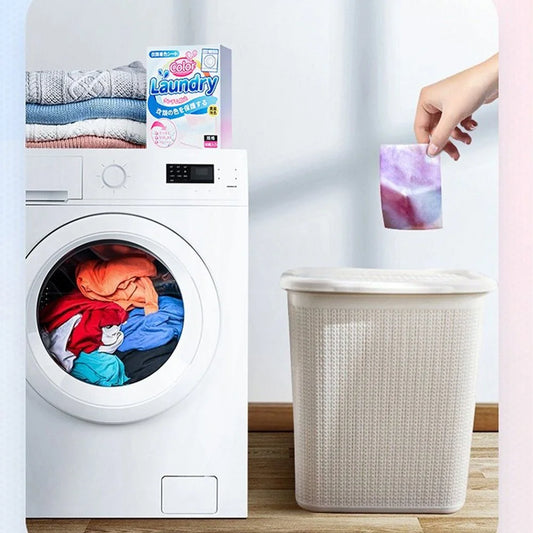 Color Catcher Laundry Sheets – Anti Color Transfer Dye Absorbing Sheets for Washing Machine, Protect Clothes from Color Bleeding (50 Sheets)