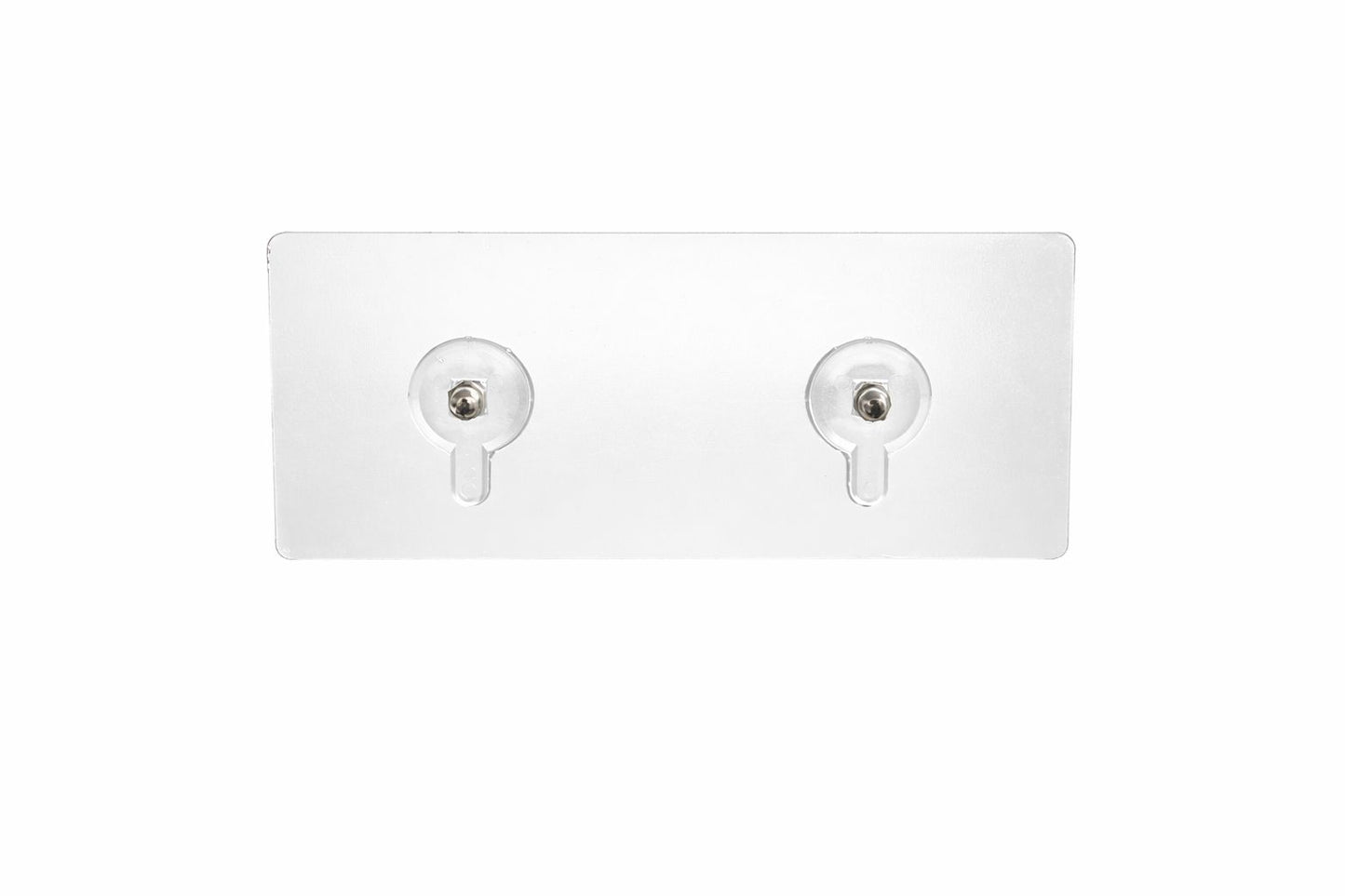 Heavy Duty Double Screw 8mm Transparent Wall Hook Hanger for Home and Office Organization