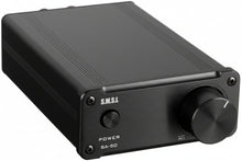 مكبر صوت ستريو هاي فاي SMSL SA-50 2x50W مع مضخم صوت TDA7492 الفئة D ومحول طاقة | مضخم صوت صغير الحجم للمنزل