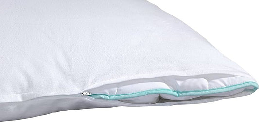 PROCAVE 100% Cotton Flannel Pillowcase 40x145 cm with Zipper – Soft Breathable Long Pillow Cover