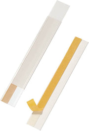 Self-Adhesive Shelf Label Holder Strip – Transparent Scanfix Ticket Holder for Retail Shelves & Warehouse Racking (200×40mm)
