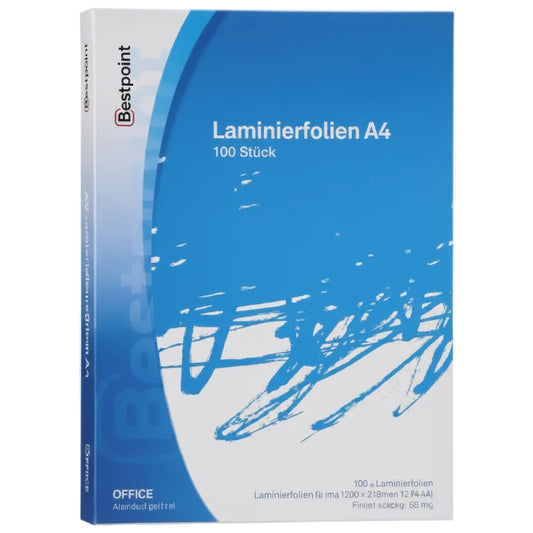 A4 Laminating Pouches 80 Micron – Transparent Lamination Sheets Pack of 100 for Documents & Photos