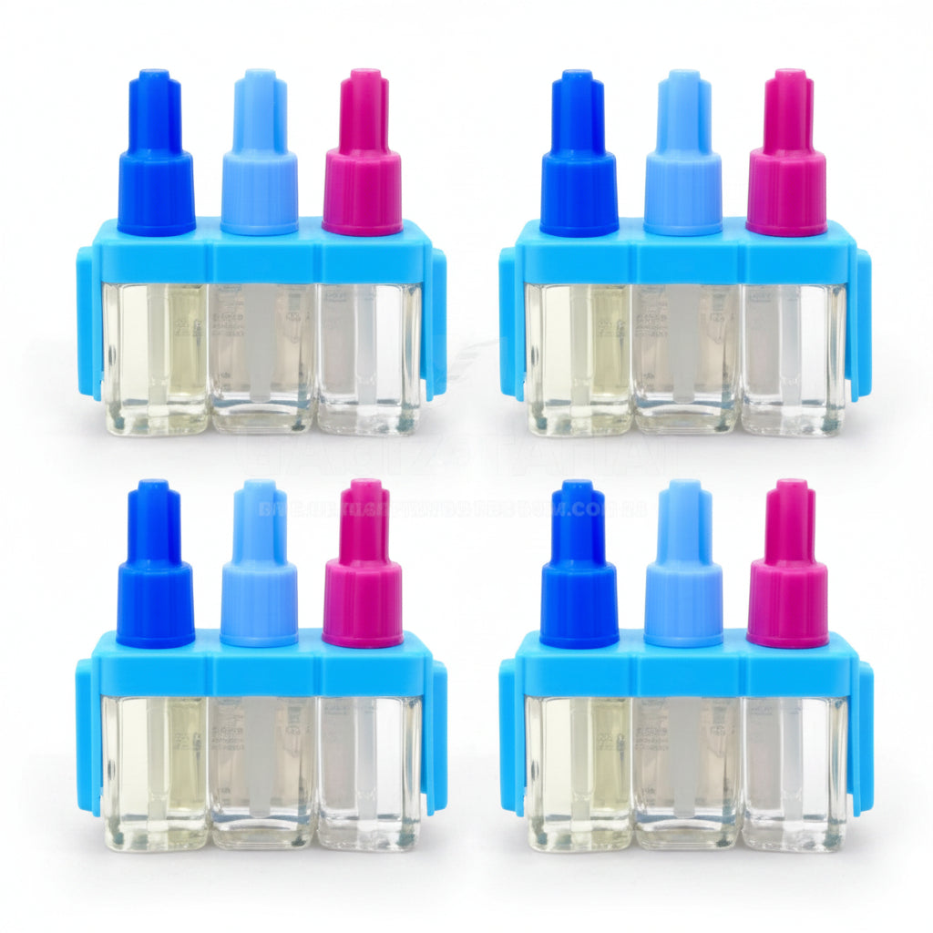 Febreze 3Volution Spring Awakening Plug-In Air Freshener Refills – 4 x 20ml Mega Pack | Up to 90 Days Freshness | Compatible with Febreze & Ambi Pur 3Volution Diffusers