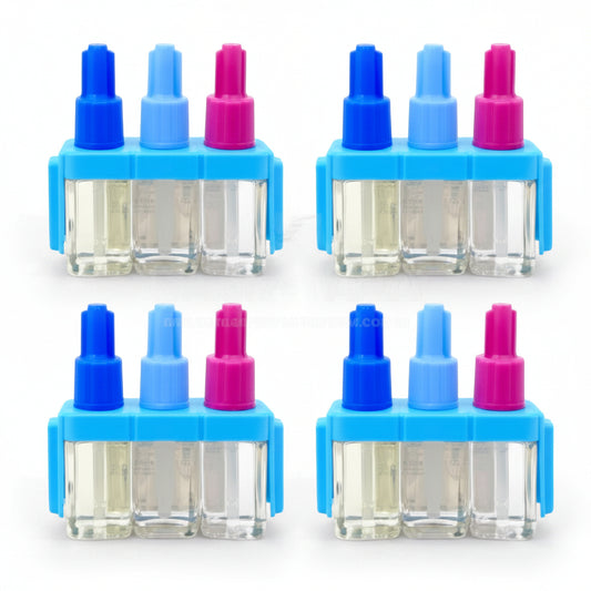 Febreze 3Volution Spring Awakening Plug-In Air Freshener Refills – 4 x 20ml Mega Pack | Up to 90 Days Freshness | Compatible with Febreze & Ambi Pur 3Volution Diffusers