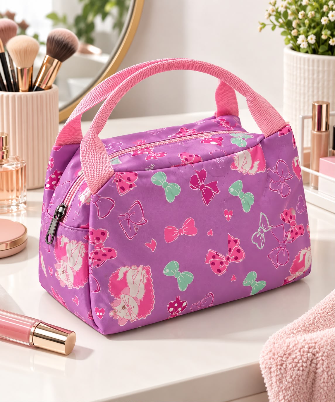 Women’s Insulated Lunch Bag – Portable Thermal Food Storage Bag