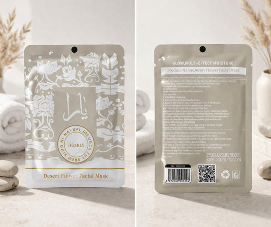 Desert Flower Hydrating Facial Sheet Mask | Moisturizing & Glow Boosting Skin Care