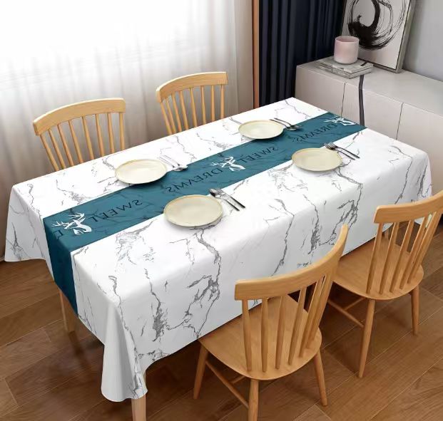 Mandala Waterproof Tablecloth – Thickened, Anti-Scalding, Rectangular Dining Cover for Home & Party Décor