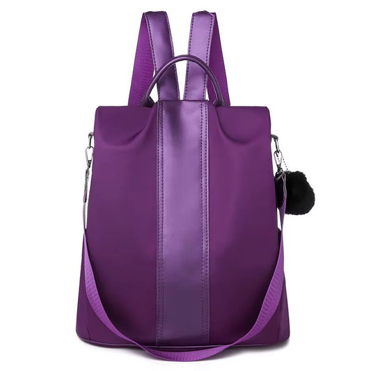 Large Capacity Travel Bag Women's Leather Waterproof Anti-Theft Multifunction Backpack (EGB134)