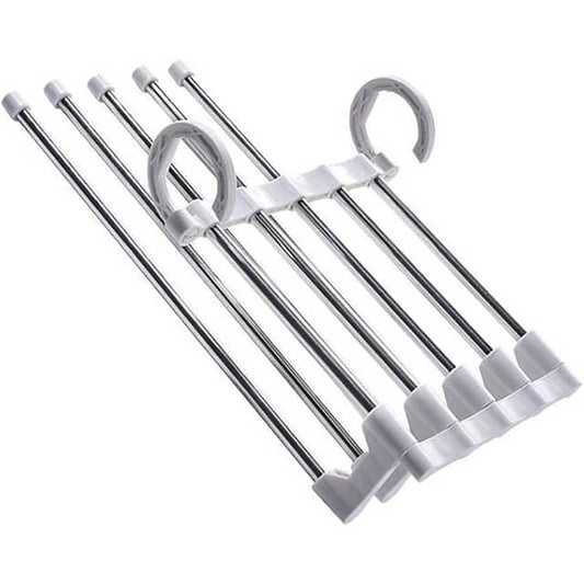 White Stainless Steel Pants Hanger
