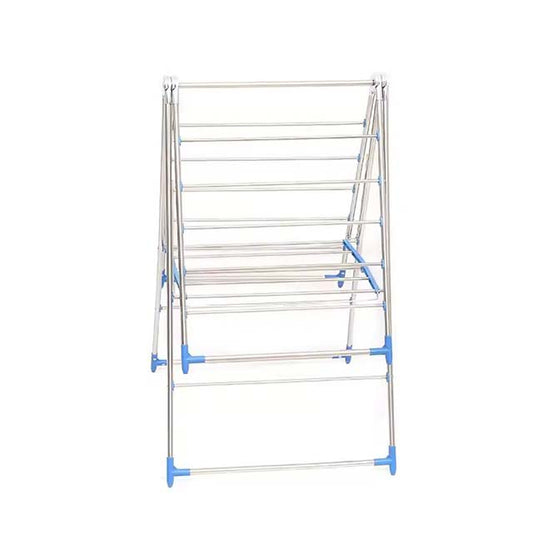 Wholesale Balcony Folding Hanger - Multifunctional Airfoil Clothes & Shoes Drying Rack, Metal & Plastic