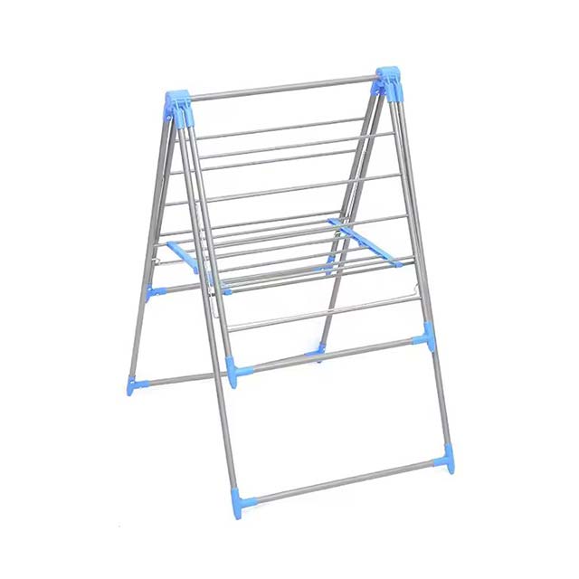 Wholesale Balcony Folding Hanger - Multifunctional Airfoil Clothes & Shoes Drying Rack, Metal & Plastic