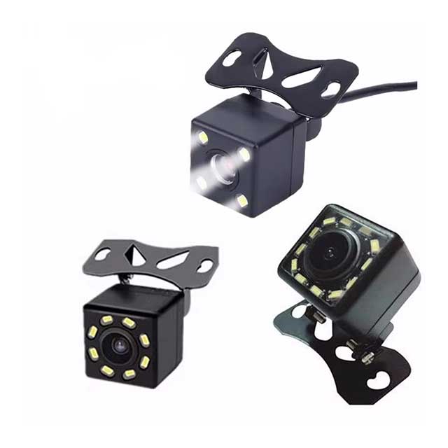 Wide Angle HD Car Rearview Backup Camera – 12 LED Night Vision Reverse Parking Video Camera for Vehicles