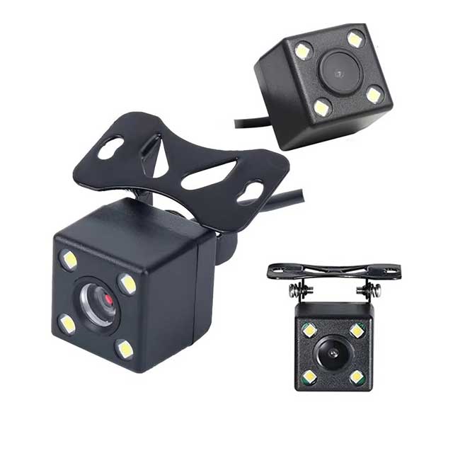 Wide Angle HD Car Rearview Backup Camera – 12 LED Night Vision Reverse Parking Video Camera for Vehicles