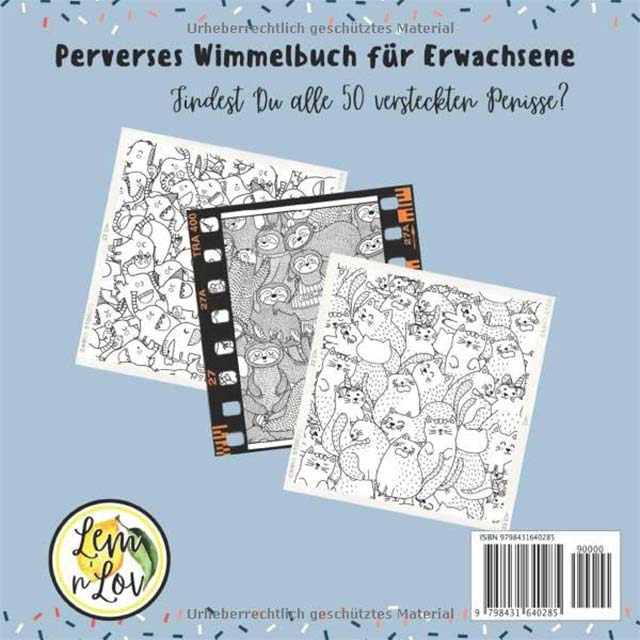 Wimmel Pimmel – Finde Sie Alle! | Wimmelbuch für Erwachsene, perverses Anti-Stress &amp; Unnötiges Geschenk