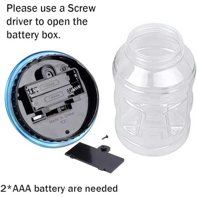 Winnsty Digital Counting Money Jar