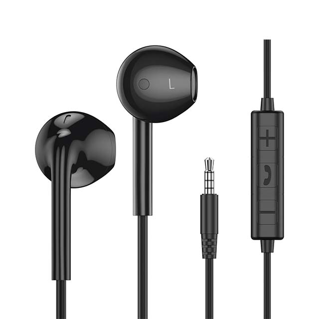 Wired Headphones with Microphone- Noise Cancelling In-Ear Earphones HiFi Stereo Powerful Bass Crystal Clear Audio 3.5mm Earbuds